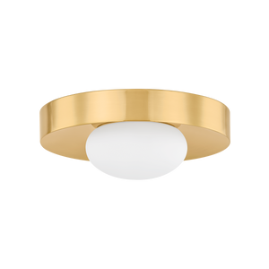 PEPA Flush Mount - Aged Brass | Mitzi Lighting - H992501-AGB