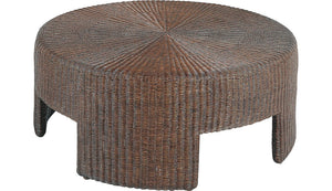 Wicker 48-Inch Round Cocktail Table | Hickory Chair - HC5581-10
