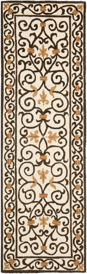 Chelsea Collection - Ivory / Dark Brown | Safavieh HK11H