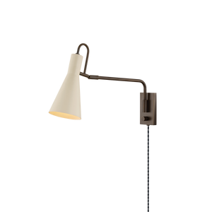 YVETTE Wall Sconce - True Bronze/Soft Bisque | Mitzi Lighting - HL1006101-TRB/SBQ