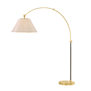 JANIE Floor Lamp - Aged Brass/True Bronze | Mitzi Lighting - HL1043401-AGB/TRB