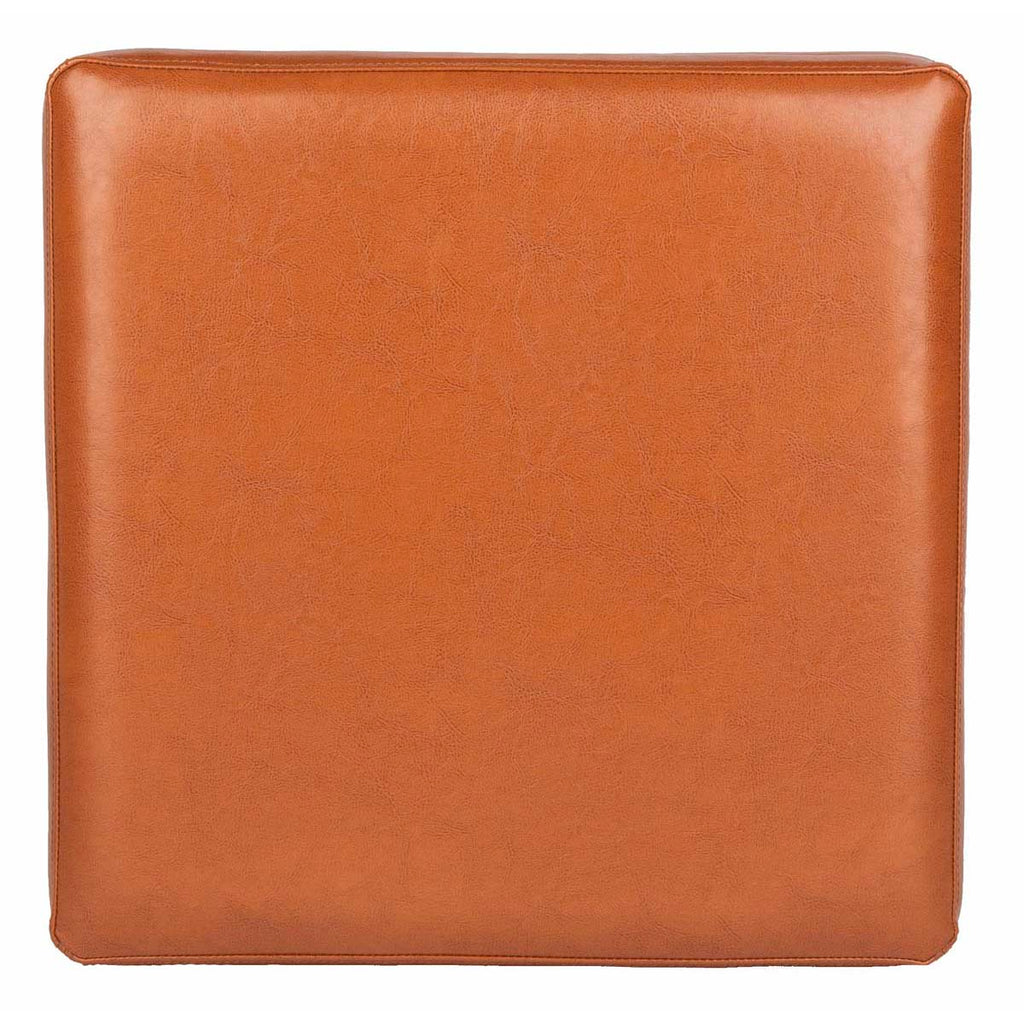 Safavieh Jonathan Flip Top Ottoman - Saddle