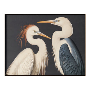 Two Cranes Framed Painting | Moe's Home Collection - JQ-1043-37