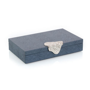 Gypsy Blue Leather Box I | John Richard - JRA-12034