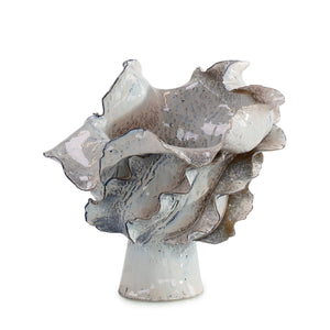 Waved Porcelain Vase, Small | John Richard - JRA-15557