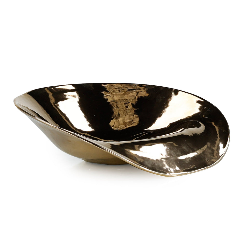 Gold Teardrop Bowl