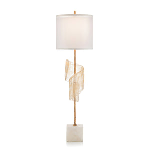 Furls With a Hint of Gold Buffet Lamp | John Richard - JRL-9935