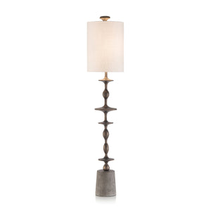 Matte Black Baluster Candlestick Lamp | John Richard - JRL-9952