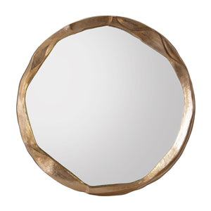 Round Ruga Mirror, Large Gold | John Richard - JRM-1369