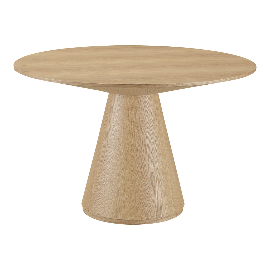 Otago Dining Table 54In Round Oak | Moe's Furniture - KC-1029-24