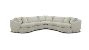 Renetta Sectional - Tasmin Linen | Modern Motion - KF.8239