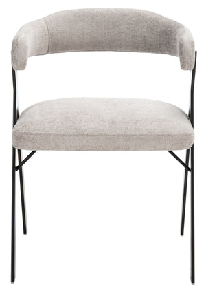 Safavieh Couture Izzy Linen Accent Chair - Granite