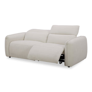 Eli Power Recliner Sofa Warm White | Moe's Home Collection - KQ-1028-18-USA