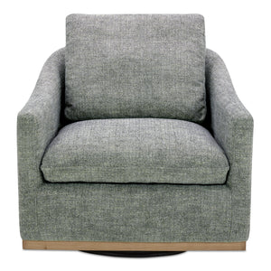 Linden Swivel Chair Slated Moss | Moe's Home Collection - KQ-1029-37-USA