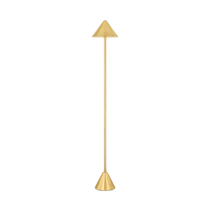 SALMA Rechargeable Floor Lamp - Aged Brass | Hudson Valley Lighting - L7149-AGB
