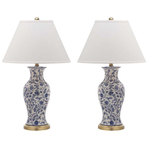 Beijing 29 Inch H Floral Urn Lamp(Set of 2) | Safavieh - LIT4172