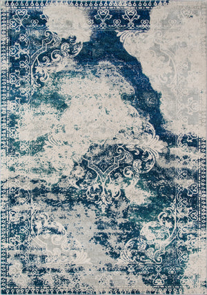 Loft Rug Collection - Blue | Momeni - LOFT0LO-09BLU5376