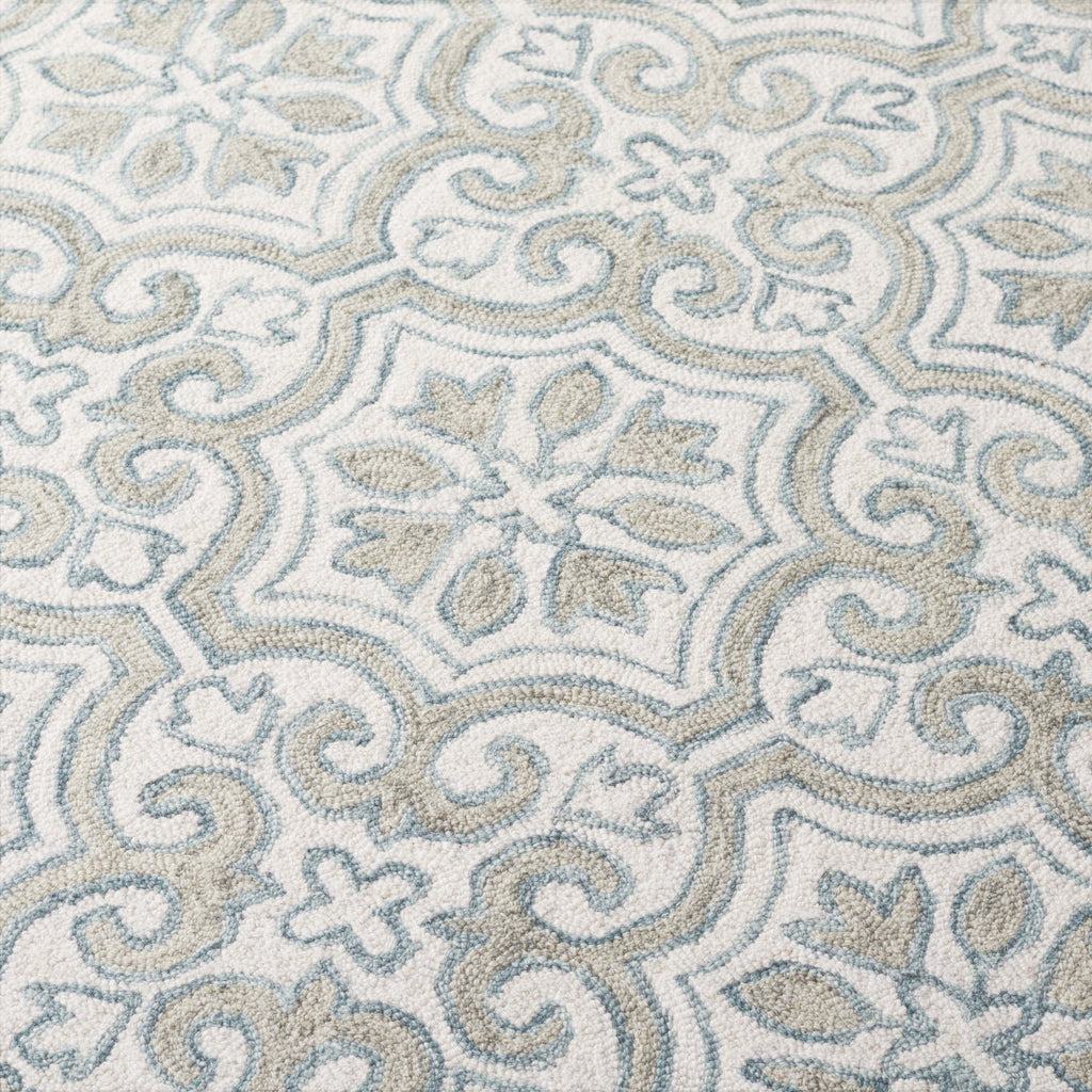 Lauren Ralph Lauren 6944 Rug | Lauren Ralph Lauren  - Teal / Ivory