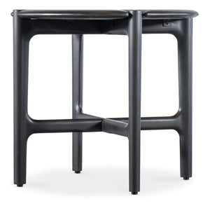 Harlow Round Side Table (Black) - Black | Hooker Furniture - M03-80116-99