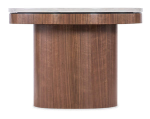 Vana Round Side Table - Medium Wood | Hooker Furniture - M09-80113-85