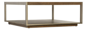 Hammon Wood/Metal Square Coffee Table | Hooker Furniture - M11-80110-89
