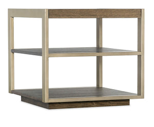 Hammon Wood/Metal Square Side Table | Hooker Furniture - M11-80113-89
