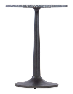 Estelle Marble & Metal Drink Table - Black | Hooker Furniture - M17-50310-15