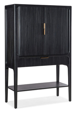 Archer Tambour Cabinet (Black) - Black | Hooker Furniture - M22-50330-99