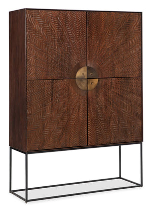 Vinca Carved Cabinet - Dark Wood | Hooker Furniture - M26-50330-89