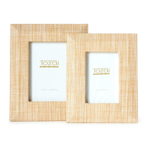 Set of 2 Natural Grass Photo Frame | Tozai Home - MAC104-S2