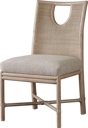 Open Oval Side Chair - Mica | McGuire Furniture - MCA1046