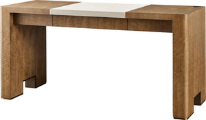 Waterfall Desk - Almond | McGuire Furniture - MCA1087