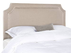 Dane Headboard - Oyster & White Piping | Safavieh - MCR4686D