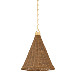Kensington Pendant - Aged Brass | Hudson Valley Lighting - MDS2102-AGB