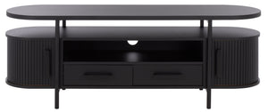 Etka 2 Drawer Tambour Door Media Stand | Safavieh - MED3112