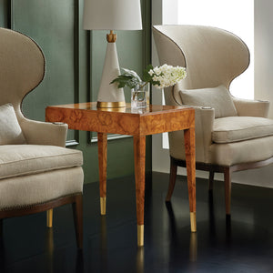 Selena End Table - Olive Ashe Burl | Modern History - MH1070F02