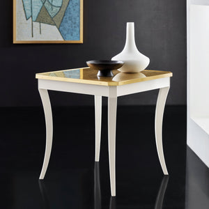 Fontaine End Table - White | Modern History - MH1101F02