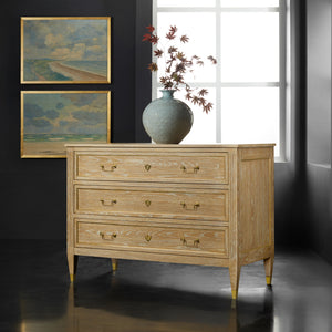 French Three Drawer Commode - Oak | Modern History - MH1181F02