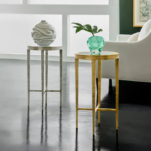 Texture Round Spot Table - Ant. Brass | Modern History - MH1203F03