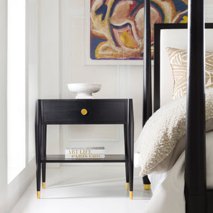 Concourde Bedside Table - Ebony | Modern History - MH1246F01