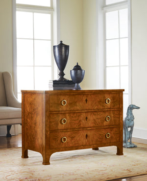Three Drawer Walnut Commode | Modern History - MH180F01