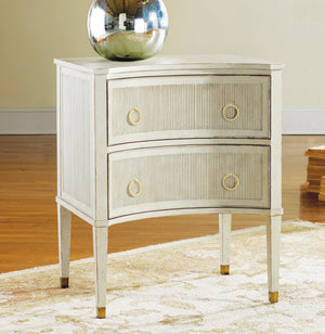 Gustavian Bedside Chest - White | Modern History - MH251F02