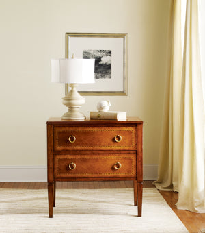 Two Drawer Fruitwood Commode | Modern History - MH278F01