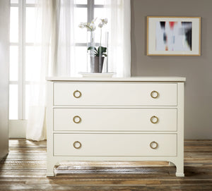 Three Drawer Painted Commode | Modern History - MH408F01