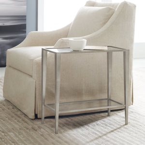 Large Gilt Chairside Table - Silver Leaf | Modern History - MH820F02