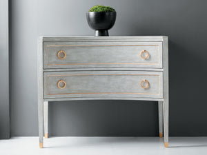 Gustavain Concave Two Drawer Commode | Modern History - MH957F01