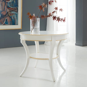 Covington Rountd End Table - White | Modern History - MH985F01