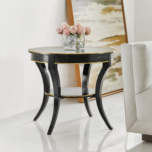 Covington Round End Table - Ebony | Modern History - MH985F02