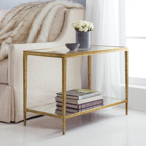 Sculpture Side Table - Antique Brass | Modern History - MH998F03
