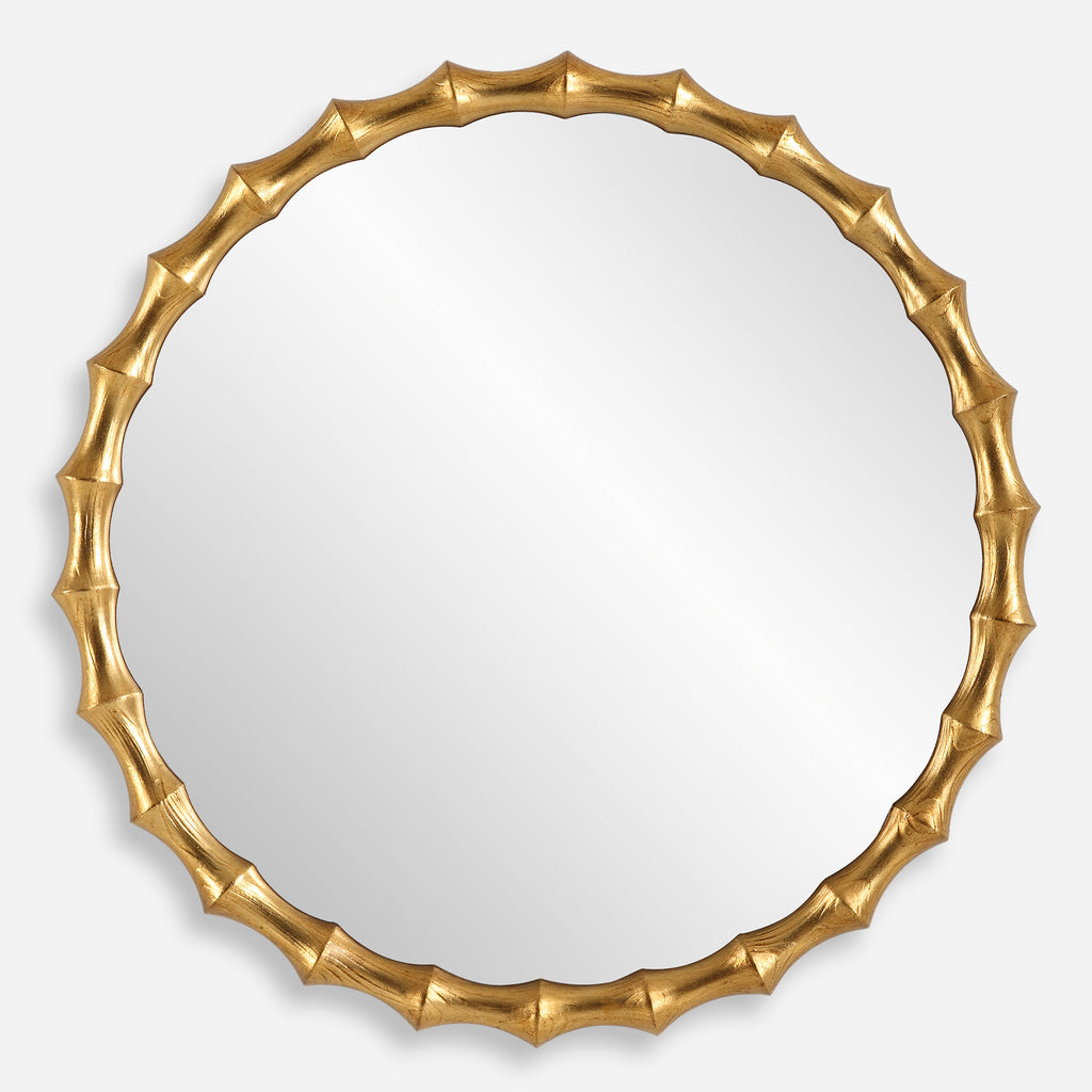 Uttermost Nacala Round Gold Mirror - 09963